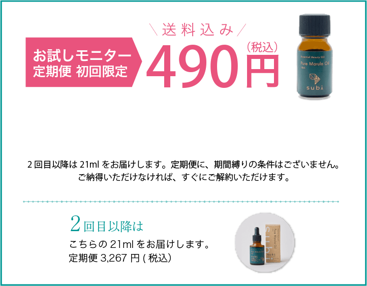 お試しモニター600円(税込)