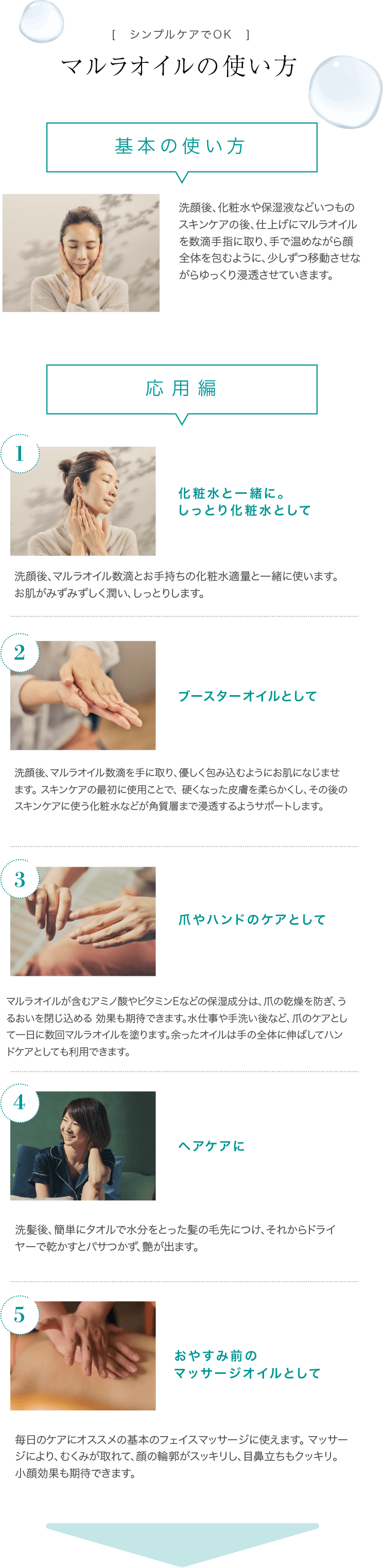 マルラオイルの使い方